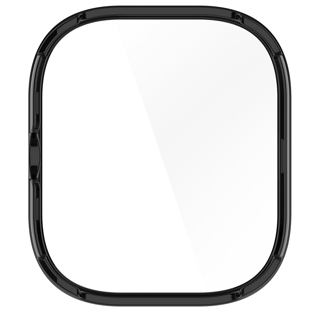 Overall plastové nasazovací pouzdro s ochranným sklem na Xiaomi Redmi Watch 5 - černé