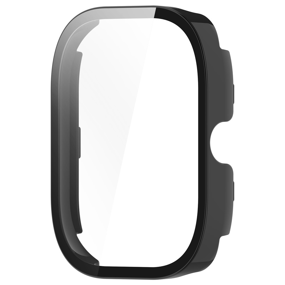 Overall plastové nasazovací pouzdro s ochranným sklem na Xiaomi Redmi Watch 5 - černé