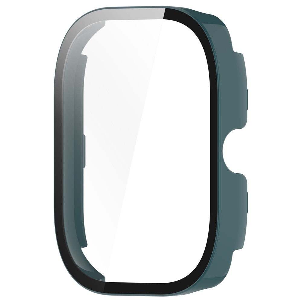 Overall plastové nasazovací pouzdro s ochranným sklem na Xiaomi Redmi Watch 5 - zelené