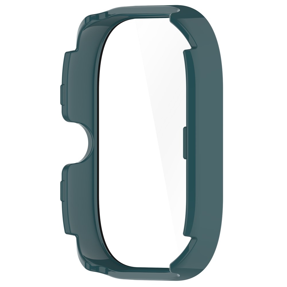 Overall plastové nasazovací pouzdro s ochranným sklem na Xiaomi Redmi Watch 5 - zelené