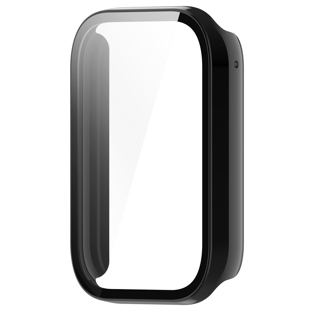Overall plastové nasazovací pouzdro s ochranným sklem na Xiaomi Smart Band 8 Pro - černé