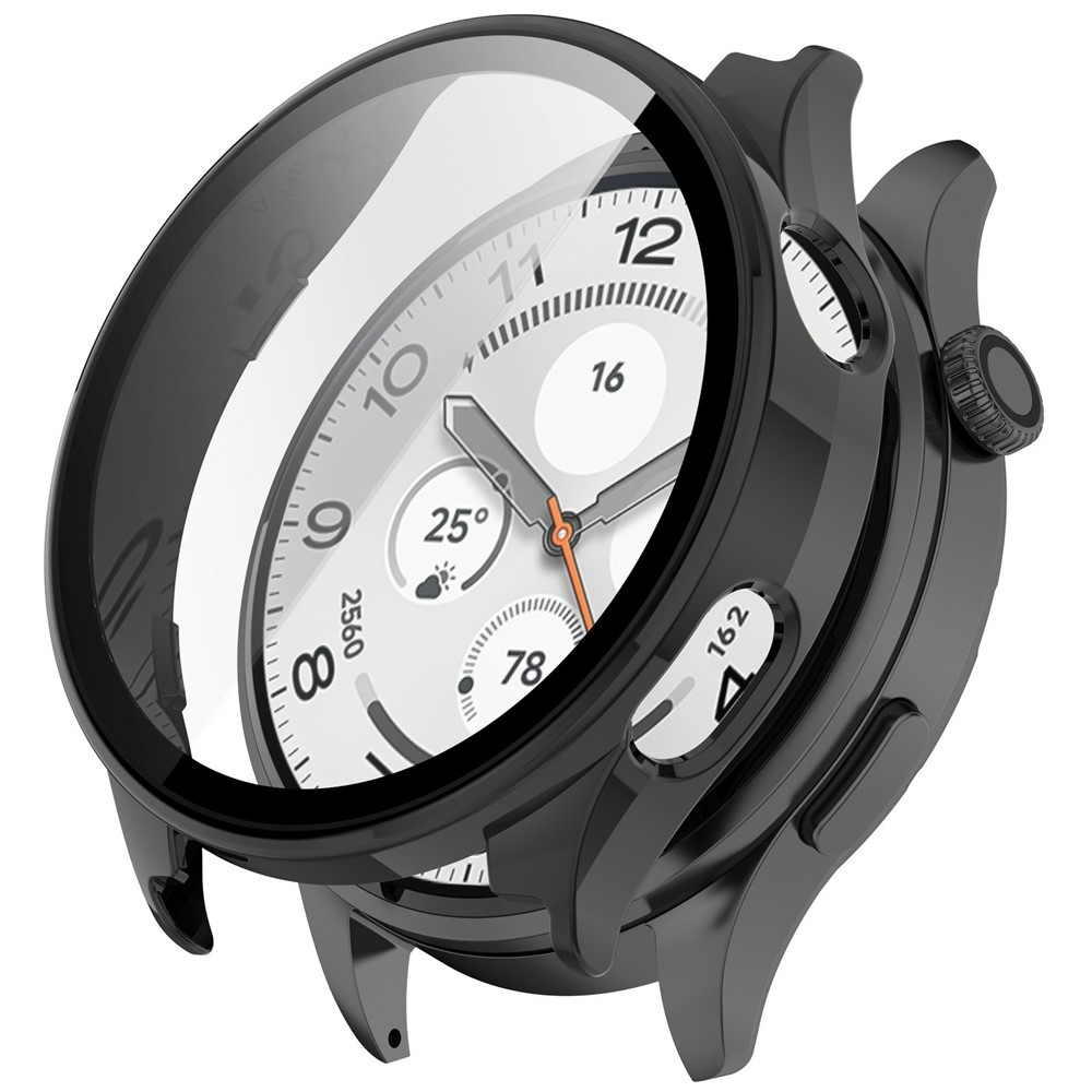 Overall plastové nasazovací pouzdro s ochranným sklem na Xiaomi Watch 5 - černé