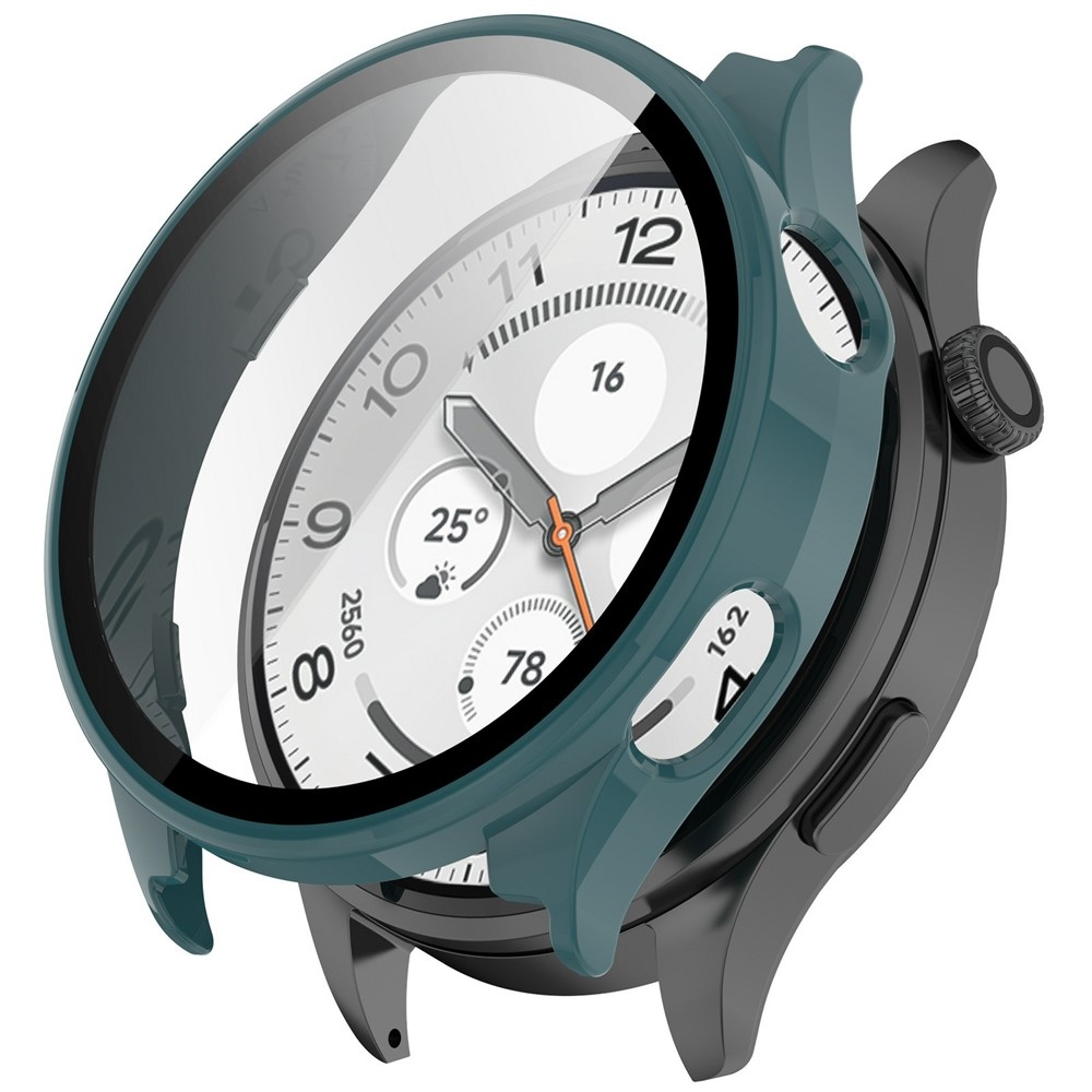 Overall plastové nasazovací pouzdro s ochranným sklem na Xiaomi Watch 5 - zelené