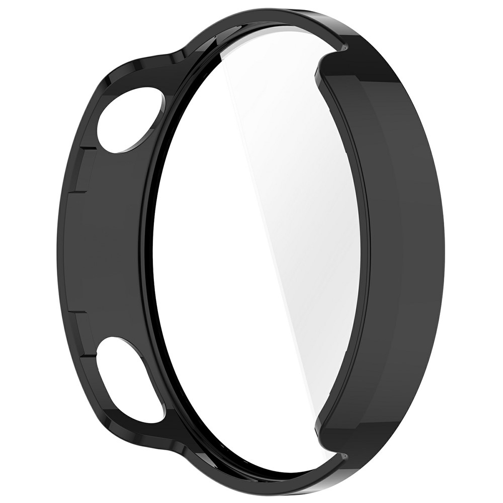 Overall plastové nasazovací pouzdro s ochranným sklem na Xiaomi Watch S4 41mm - černé