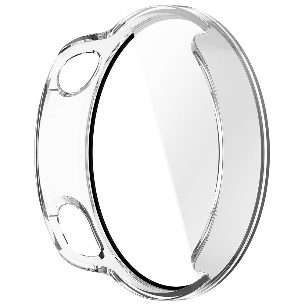 Overall plastové nasazovací pouzdro s ochranným sklem na Xiaomi Watch S4 41mm - průhledné