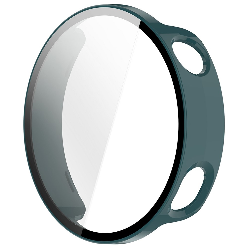 Overall plastové nasazovací pouzdro s ochranným sklem na Xiaomi Watch S4 41mm - zelené