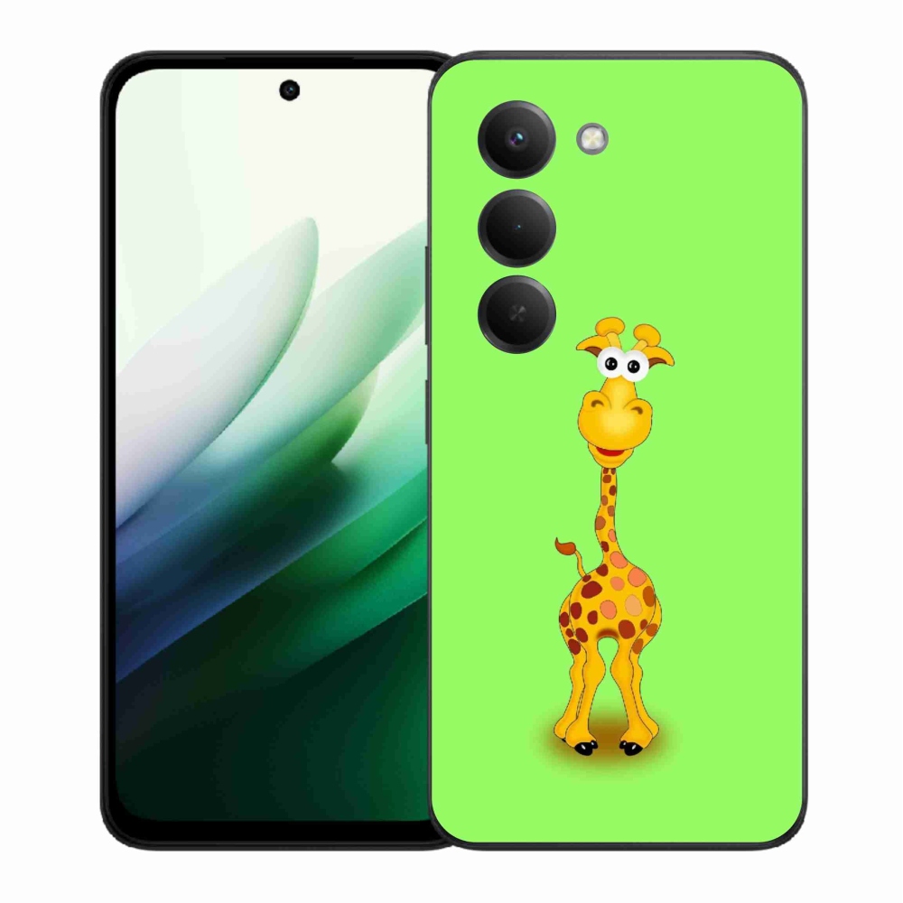 Gelový kryt mmCase na Xiaomi Redmi 15 5G (169mm) - kreslená žirafa