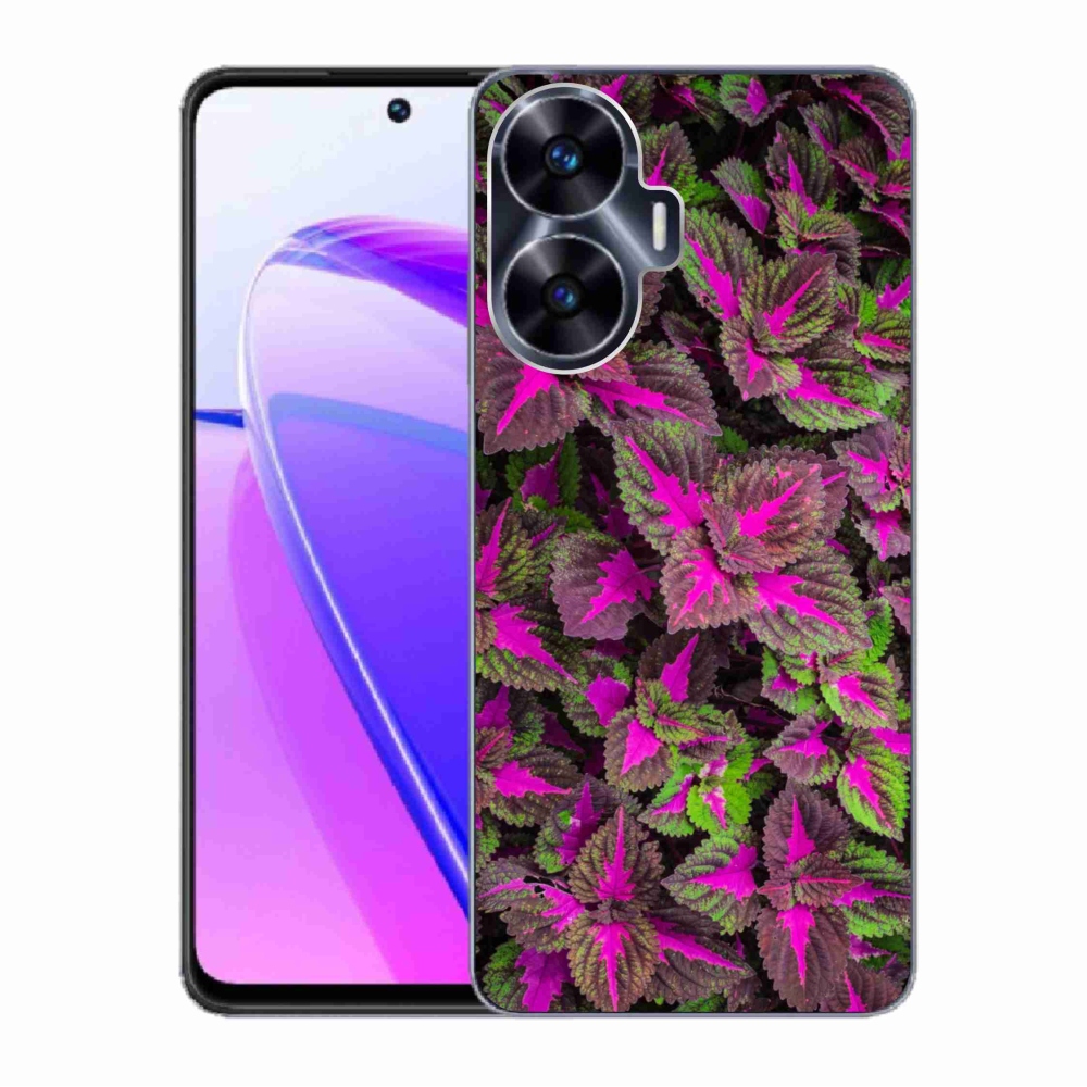Gelový kryt mmCase na Realme C55 - květiny 10