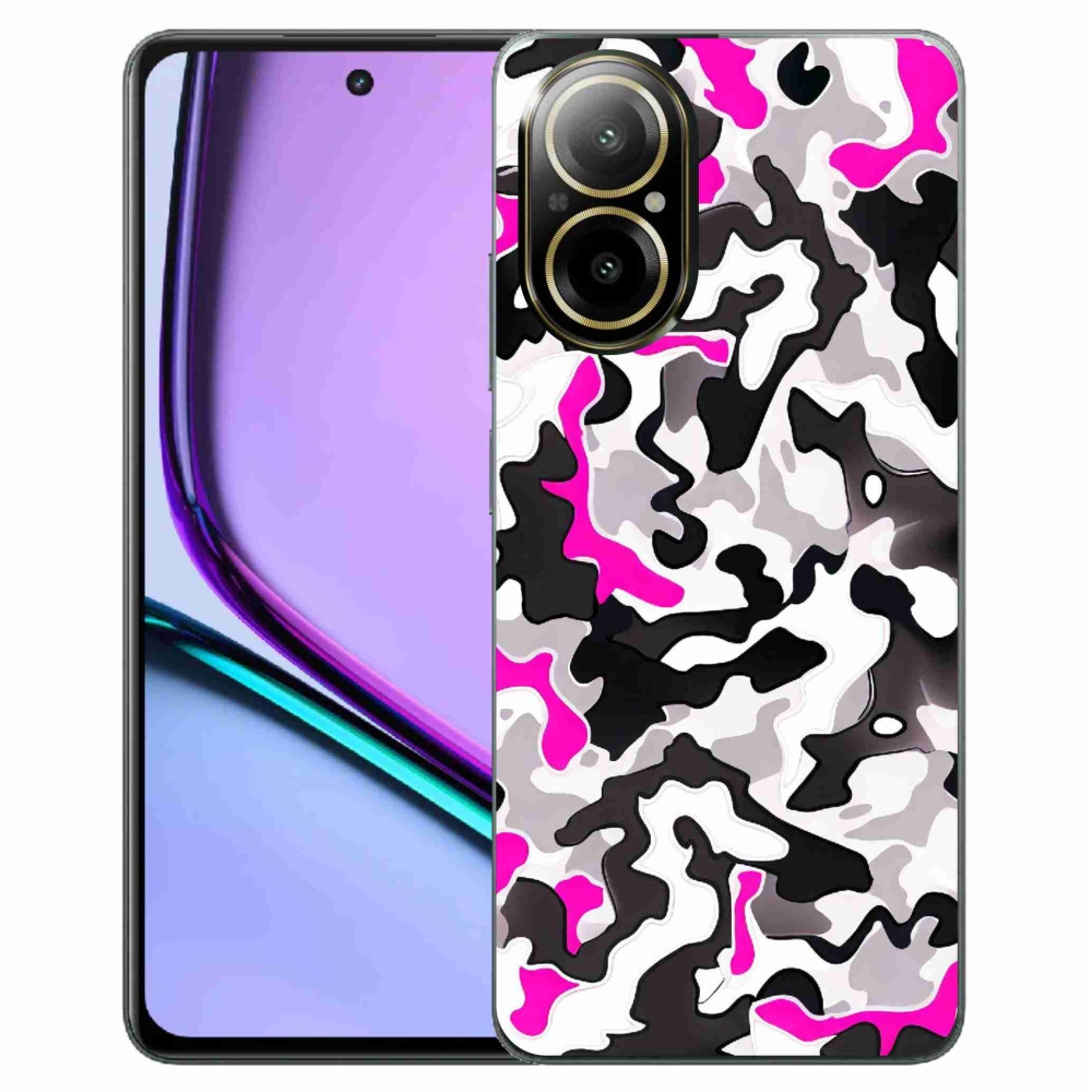 Gelový kryt mmCase na Realme C67 - maskáčový vzor 5