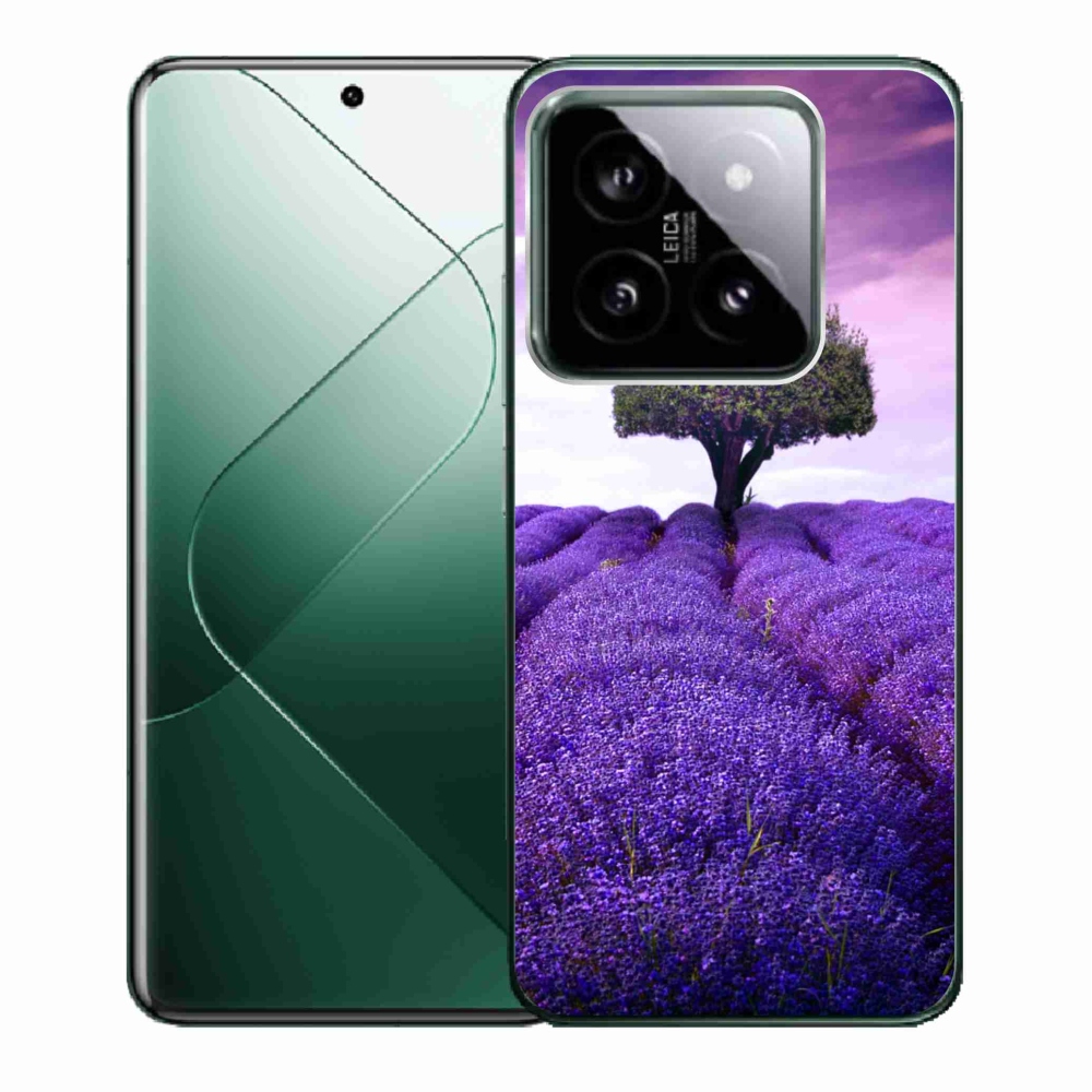 Gelový kryt mmCase na Xiaomi 14 - levandulová louka
