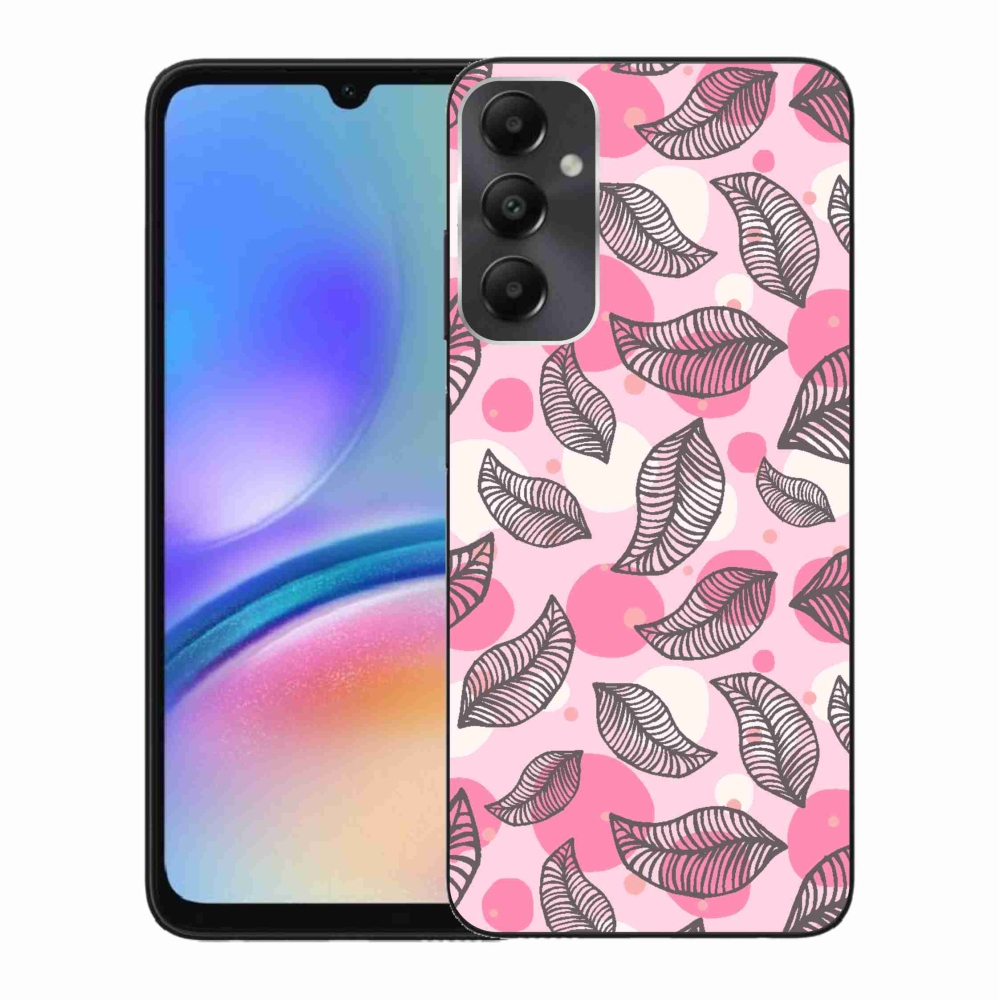 Gelový kryt mmCase na Samsung Galaxy A05s - kreslené padající listy