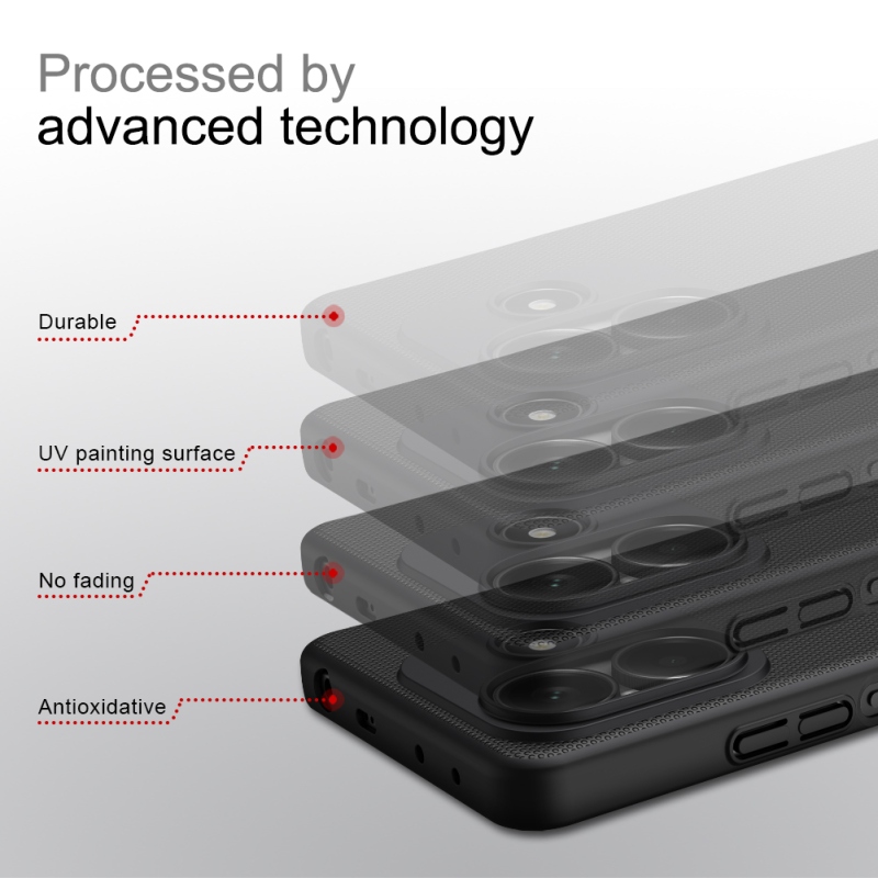 Nillkin Super Frosted Zadní Kryt pro Xiaomi Redmi Note 14 5G Black