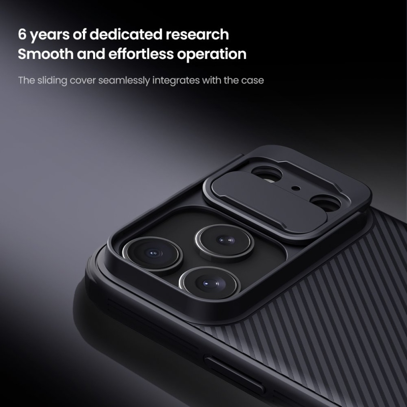 Nillkin CamShield PRO Magnetic Zadní Kryt pro Apple iPhone 17 Pro Max Black