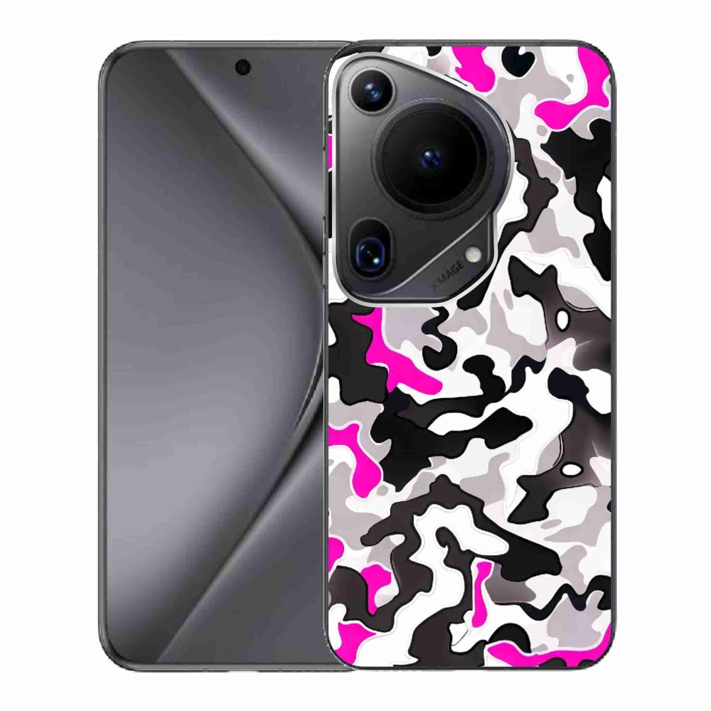 Gelový kryt mmCase na Huawei Pura 70 Ultra - maskáčový vzor 5