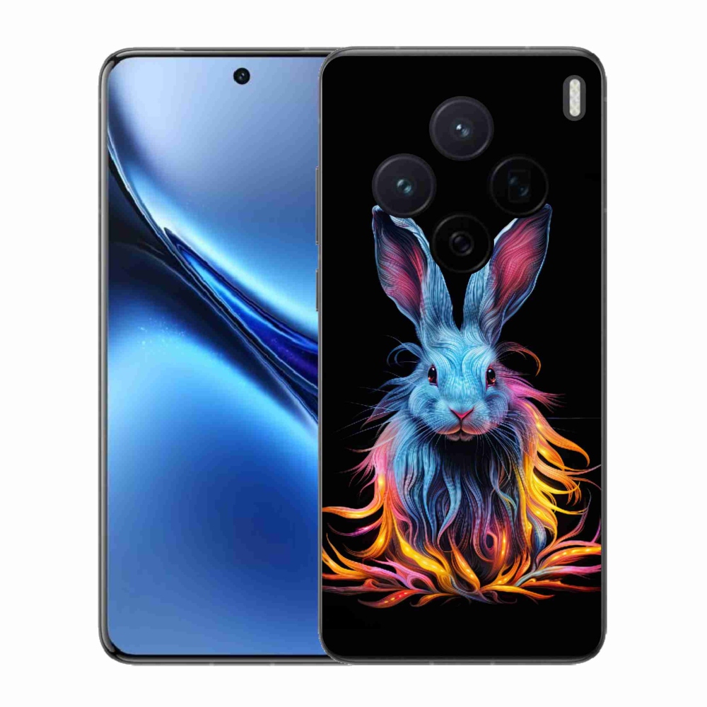 Gelový kryt mmCase na Vivo X200 5G - abstraktní zajíc