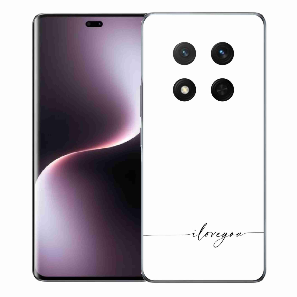 Gelový kryt mmCase na Honor Magic 7 Lite 5G - I love you bílé pozadí