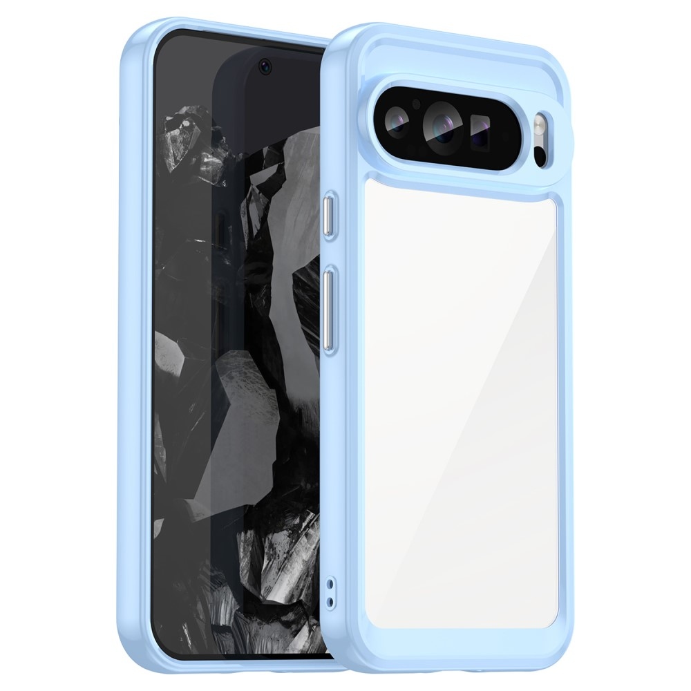 Gelový obal s pevnými zády na Google Pixel 9 Pro XL - modrý