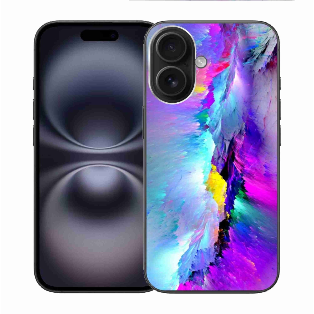Gelový kryt mmCase na iPhone 16 - abstrakt