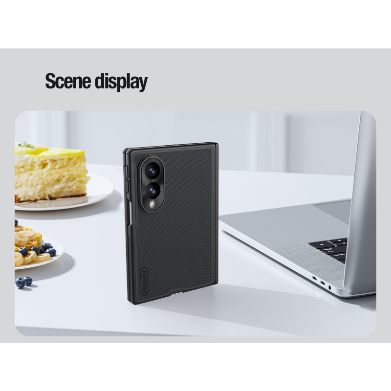 Nillkin Super Frosted FOLD Magnetic Zadní Kryt pro Samsung Galaxy Z Fold 8 Black