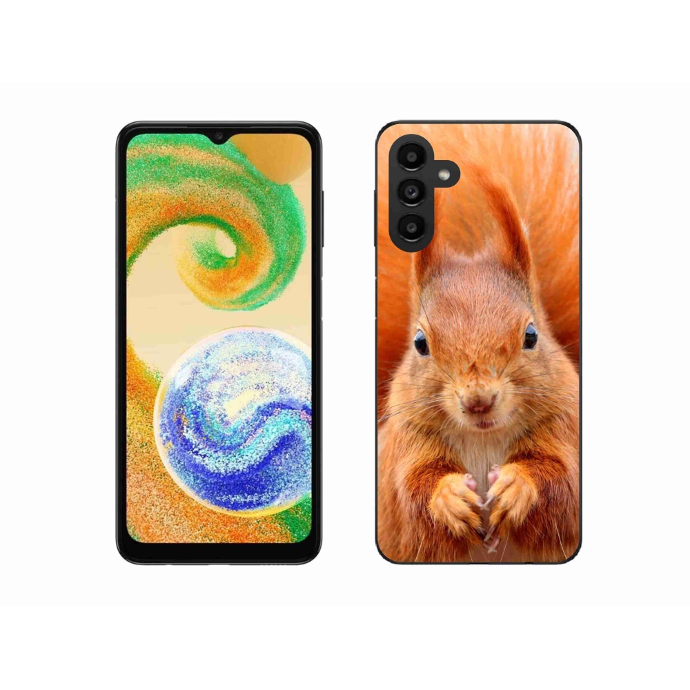 Gelový kryt mmCase na Samsung Galaxy A04s (164.7x76.7x9.1mm) - veverka