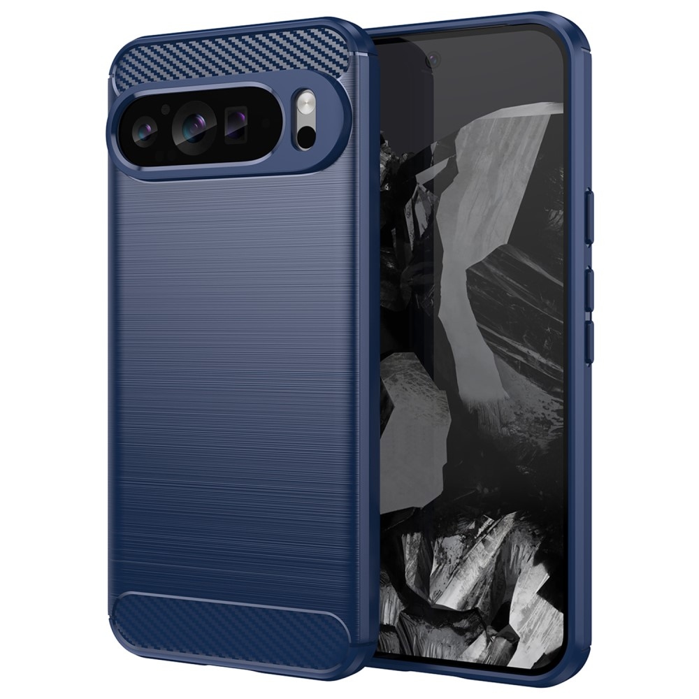 Carbon odolný gelový obal na Google Pixel 9 Pro XL - modrý