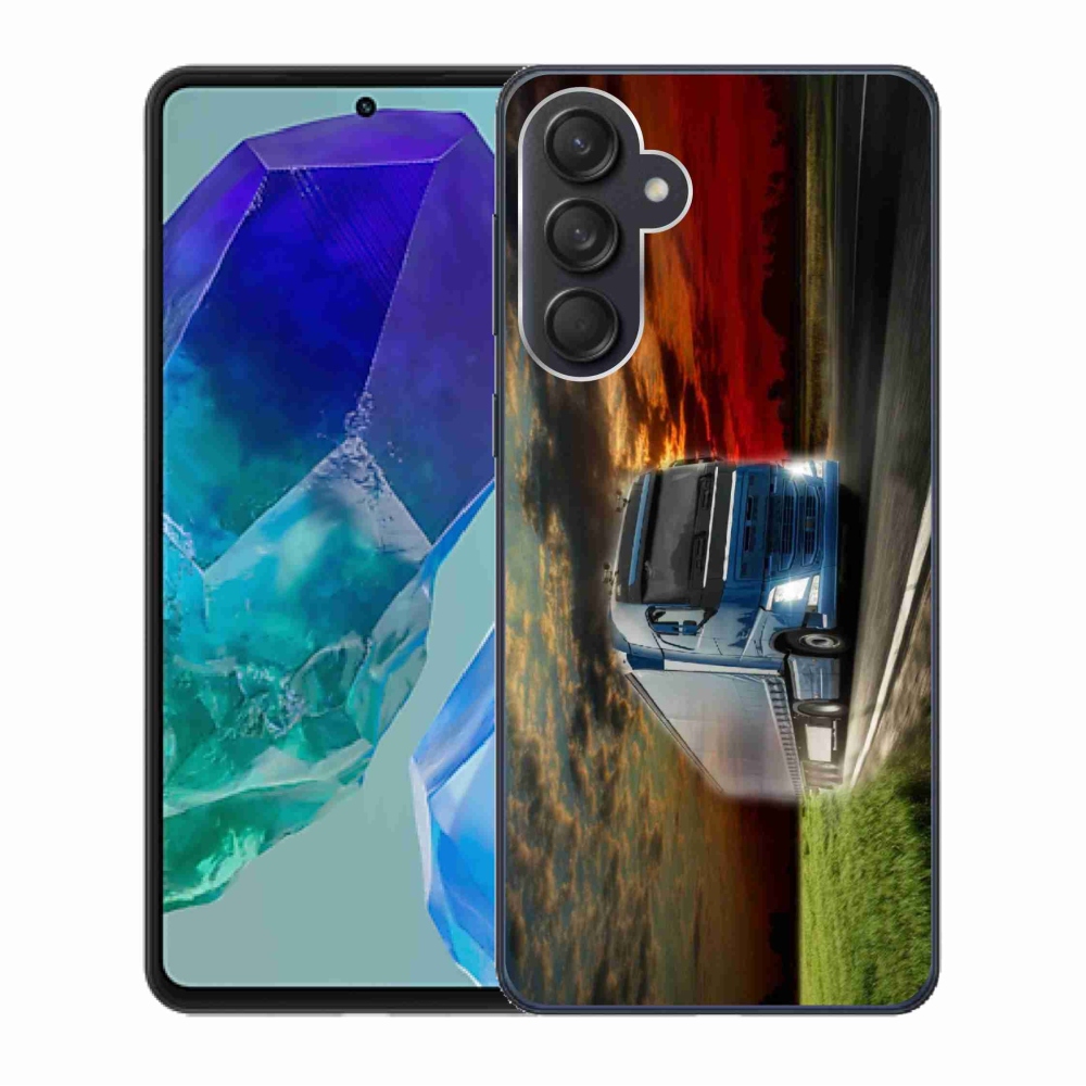Gelový kryt mmCase na Samsung Galaxy M55 5G - kamion 4