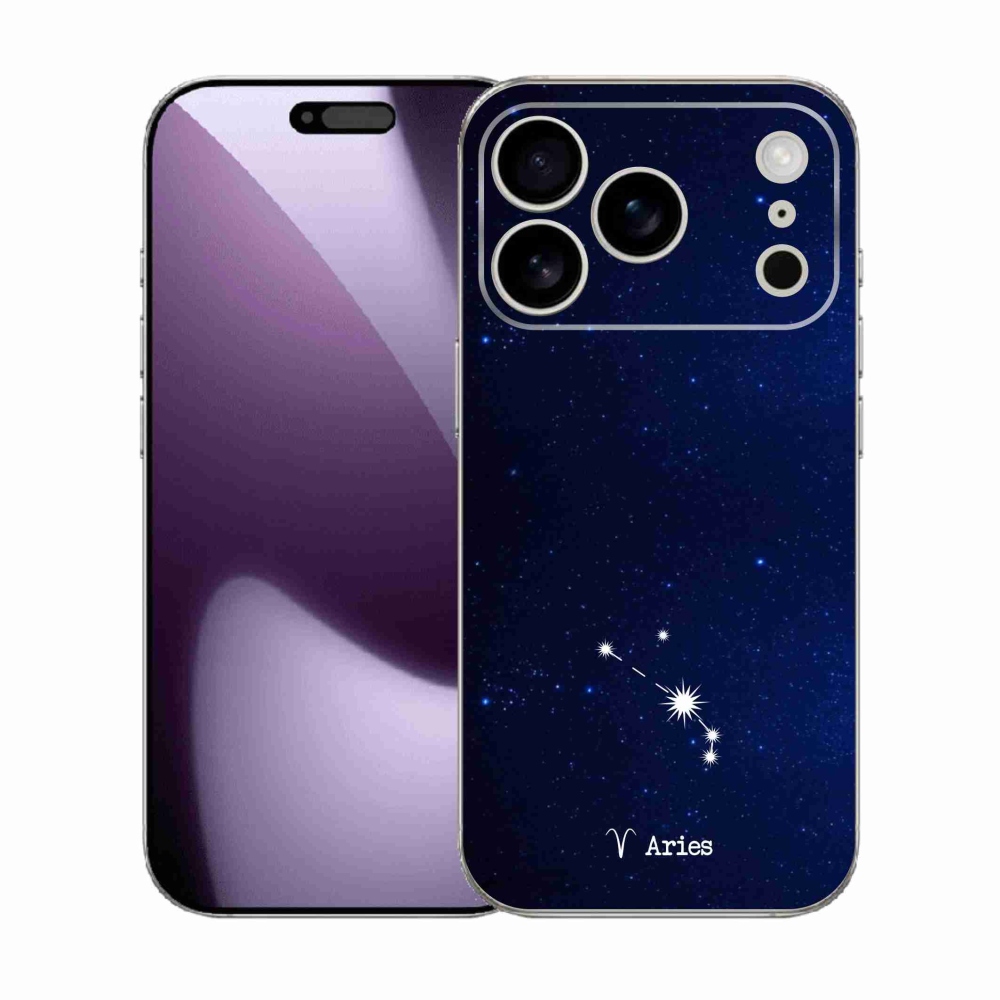 Gelový kryt mmCase na iPhone 17 Pro - souhvězdí Berana