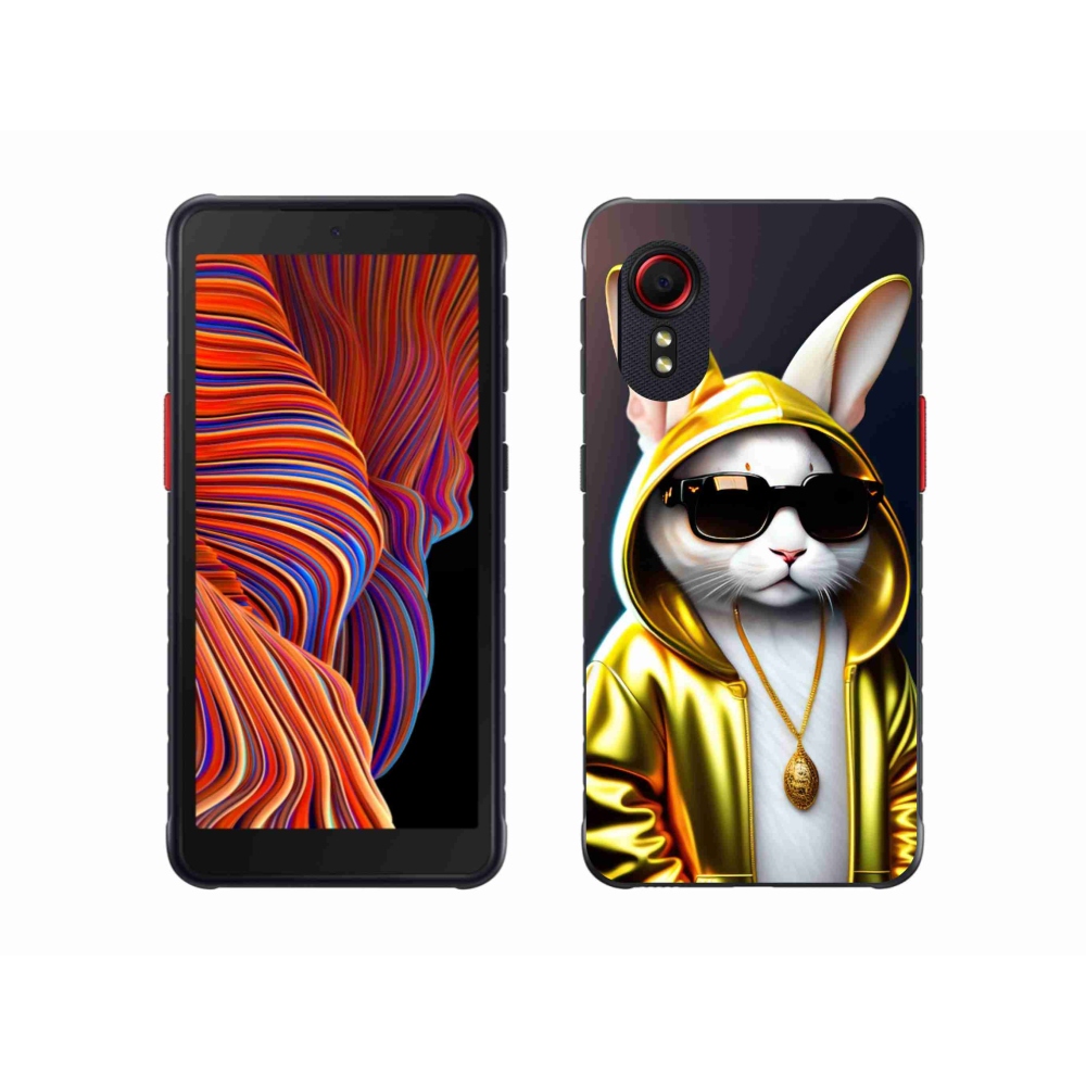 Gelový kryt mmCase na Samsung Galaxy Xcover 5 - kočka boss