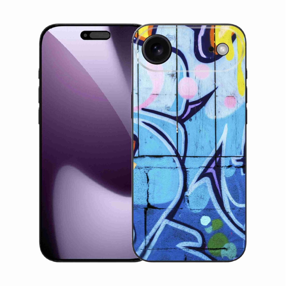 Gelový kryt mmCase na iPhone 17 Air - graffiti