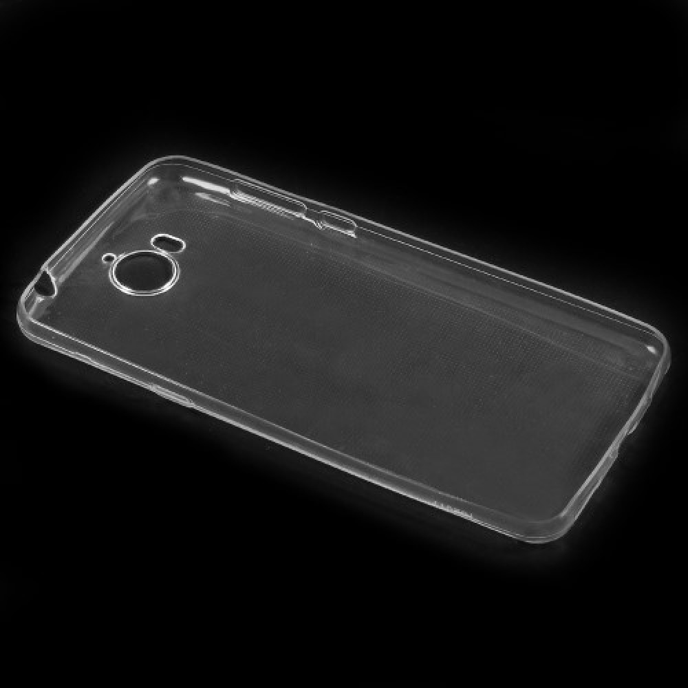 Průhledný gelový obal na Huawei Y6 (2017) - průhledný