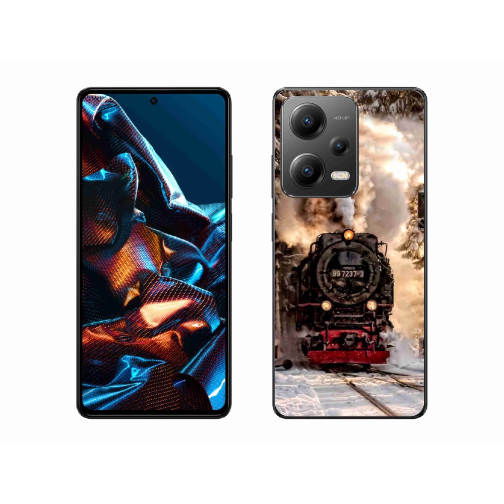 Gelový kryt mmCase na mobil Xiaomi Redmi Note 12 Pro 5G - vlak