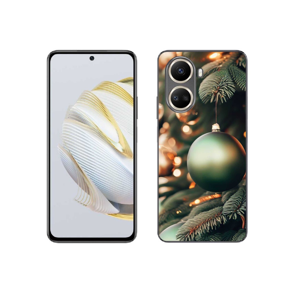 Gelový kryt mmCase na Huawei Nova 10 SE - vánoční ozdoby 1
