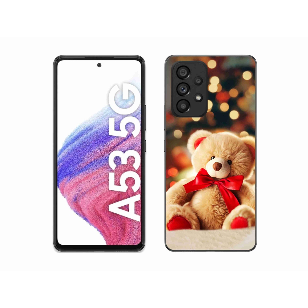Gelový kryt mmCase na Samsung Galaxy A53 5G - plyšový medvídek