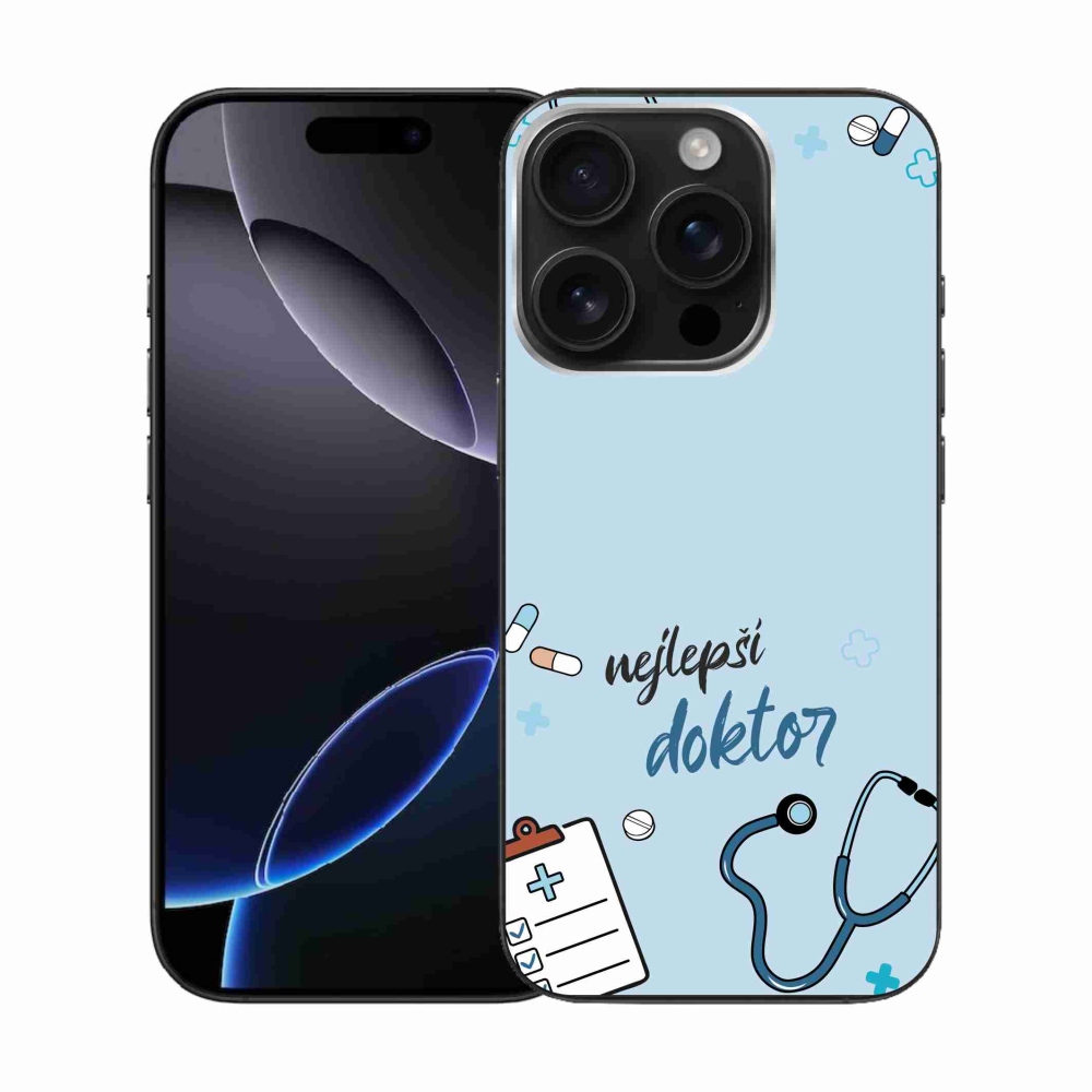 Gelový kryt mmCase na iPhone 16 Pro - nejlepší doktor
