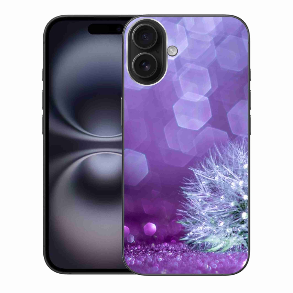 Gelový kryt mmCase na iPhone 16 Plus - odkvetlá pampeliška 2