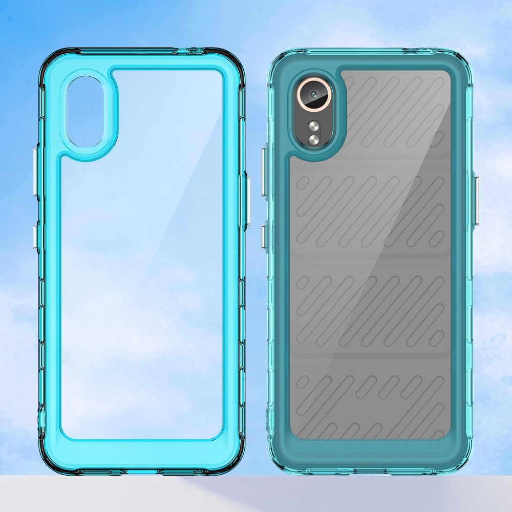 Gelový obal s pevnými zády na Samsung Galaxy Xcover 7 - světlemodrý