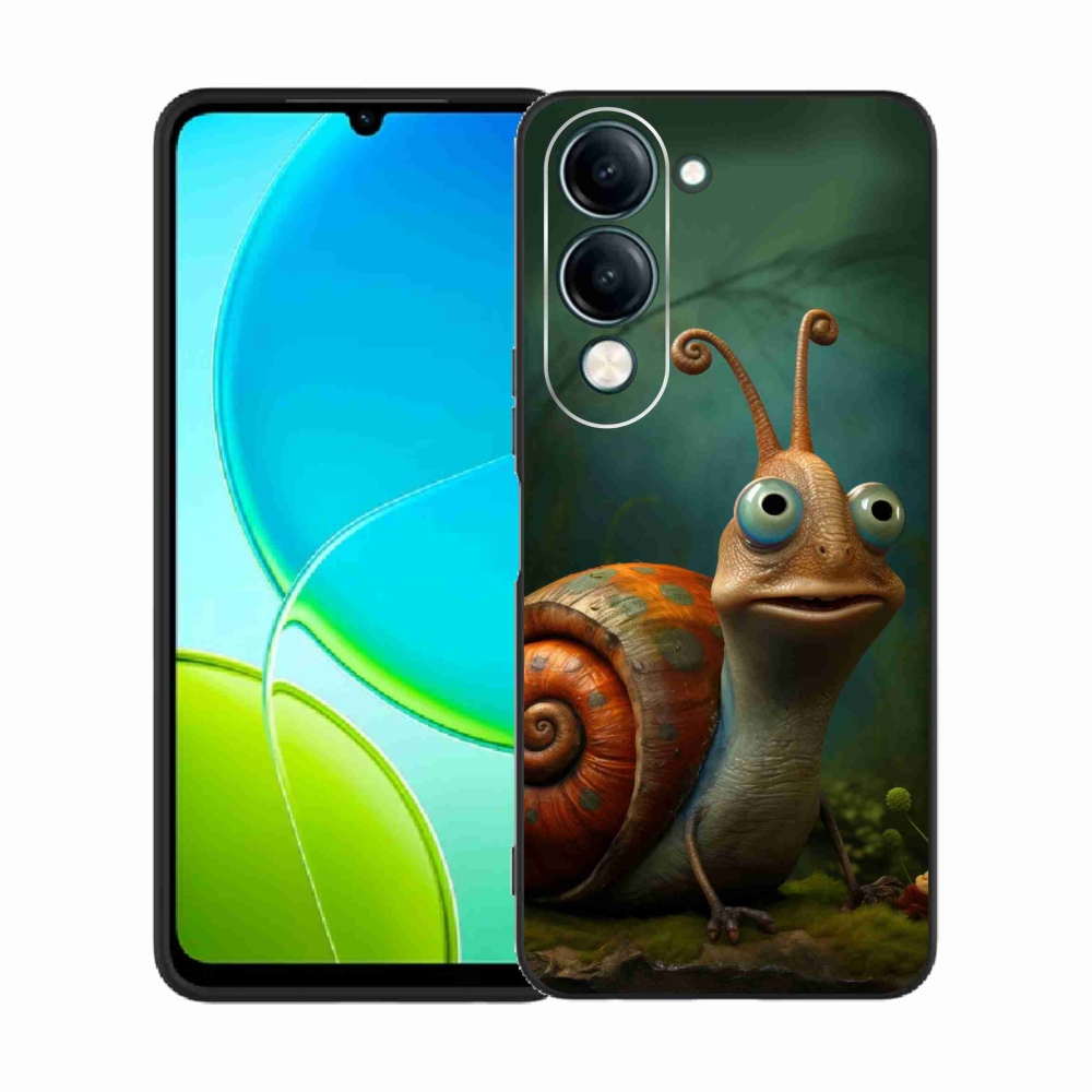 Gelový kryt mmCase na Vivo Y29s 5G - šnek