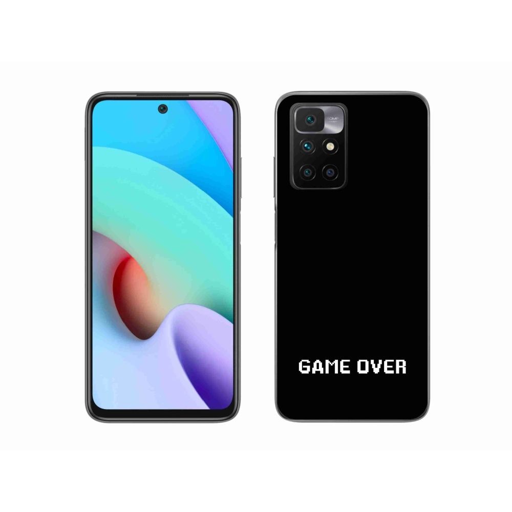 Gelový kryt mmCase na Xiaomi Redmi 10/Redmi 10 (2022) - game over černé pozadí