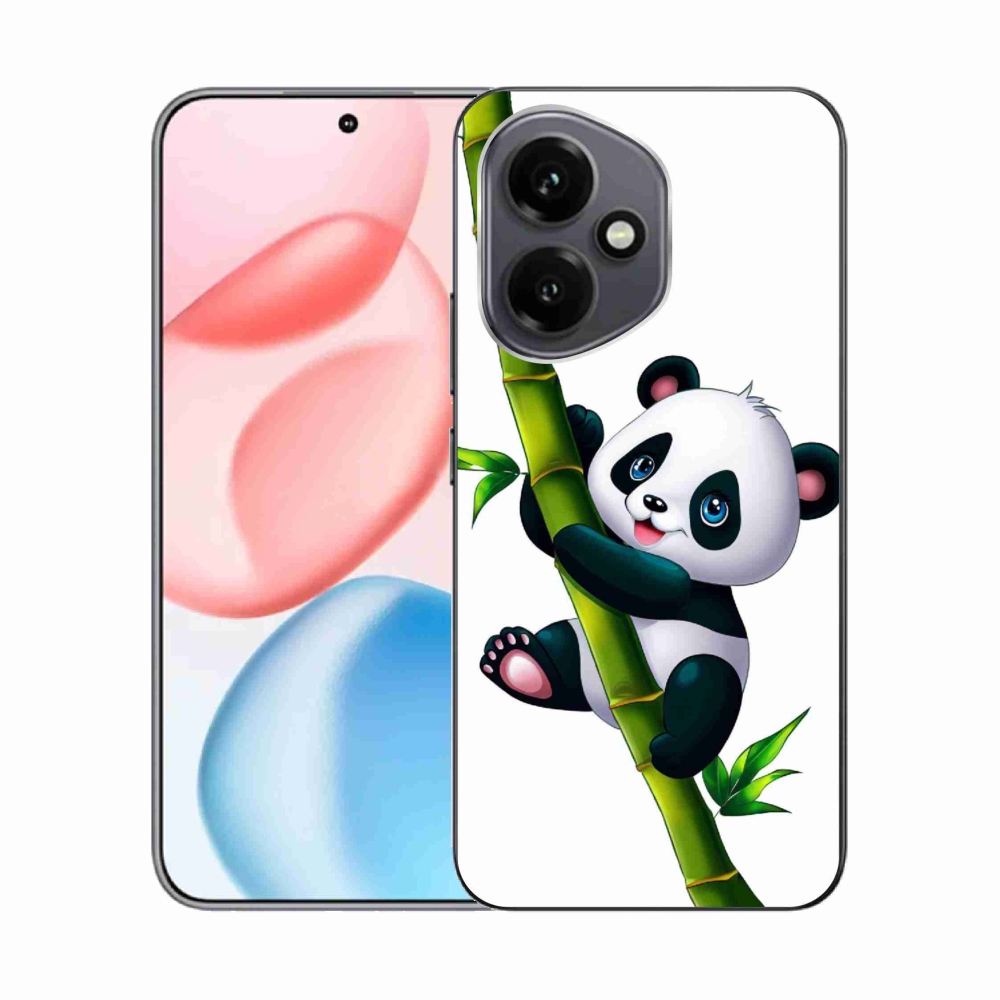 Gelový kryt mmCase na Honor 400 - panda na bambusu