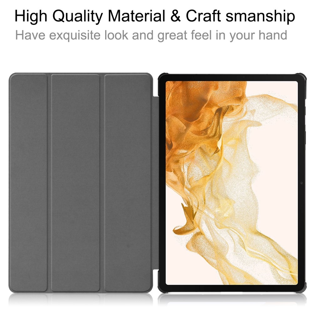 Case chytré zavírací pouzdro na Samsung Galaxy Tab S9+/Tab S10+ - červené