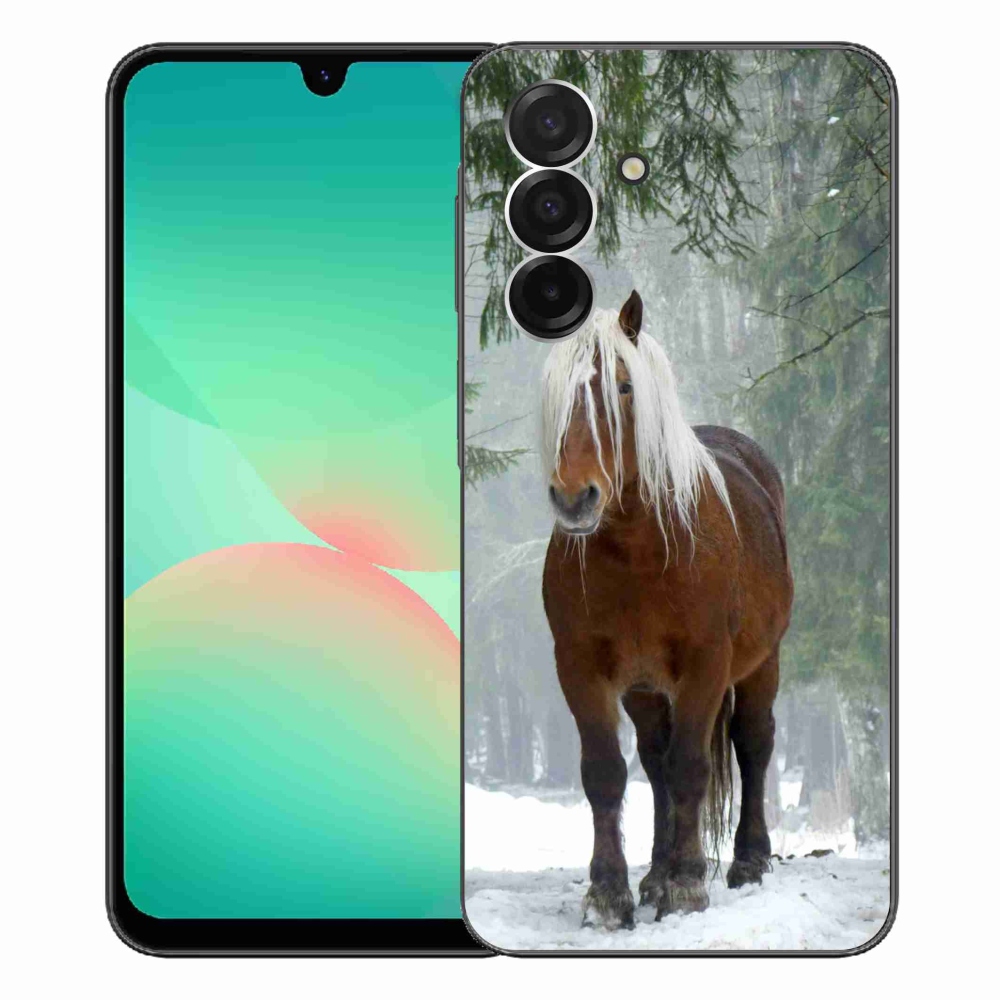 Gelový kryt mmCase na Samsung Galaxy A26 5G - kůň v lese