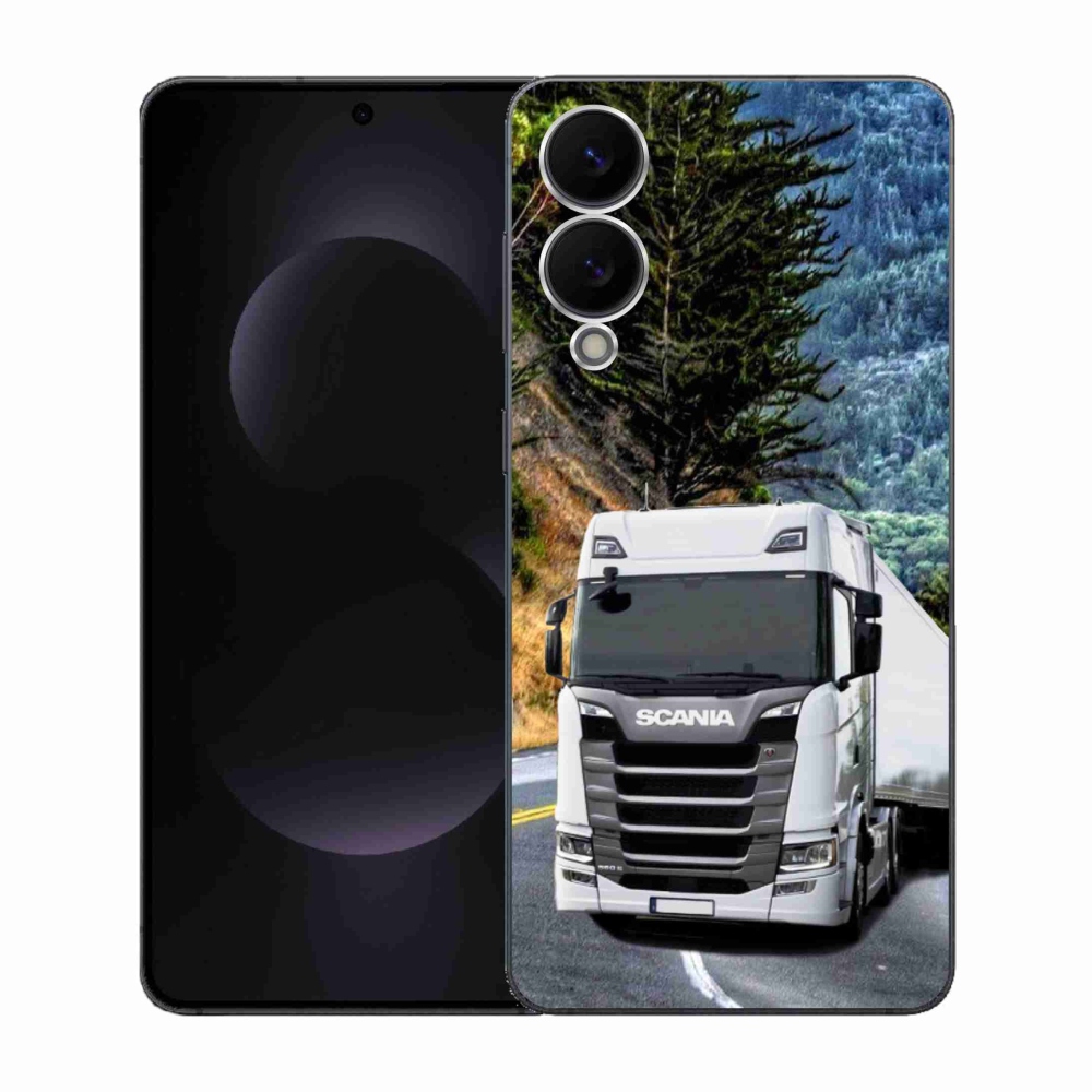 Gelový kryt mmCase na Samsung Galaxy S25 Edge - kamion 1