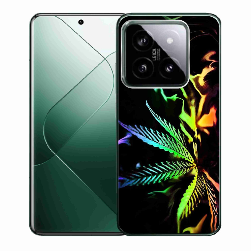 Gelový kryt mmCase na Xiaomi 14 - konopí 2