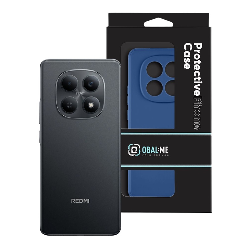 OBAL:ME Matte TPU Kryt pro Xiaomi Redmi Note 15 4G/5G/Poco M8 5G Dark Blue