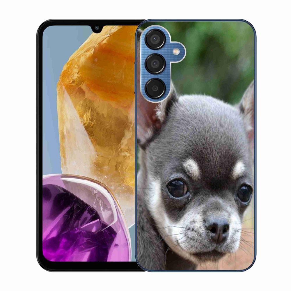 Gelový obal mmCase na Samsung Galaxy M15 5G - čivava