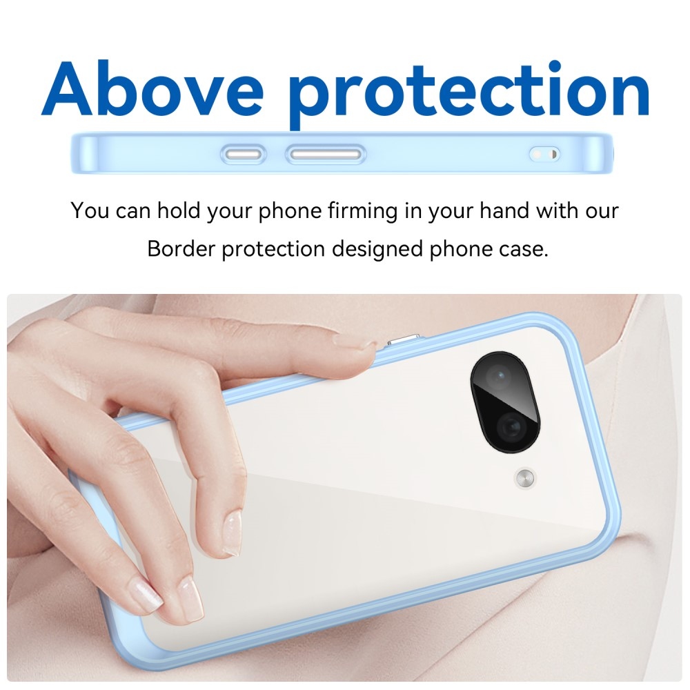 Gelový obal s pevnými zády na Google Pixel 9a - modrý