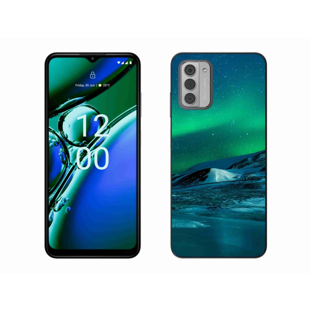 Gelový kryt mmCase na Nokia G42 - polární záře