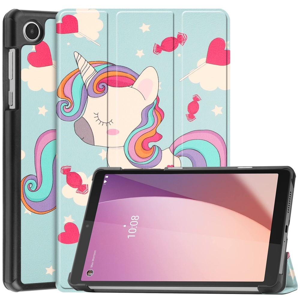 Patte zavírací pouzdro na Lenovo Tab M8 4. Gen (2024) - jednorožec