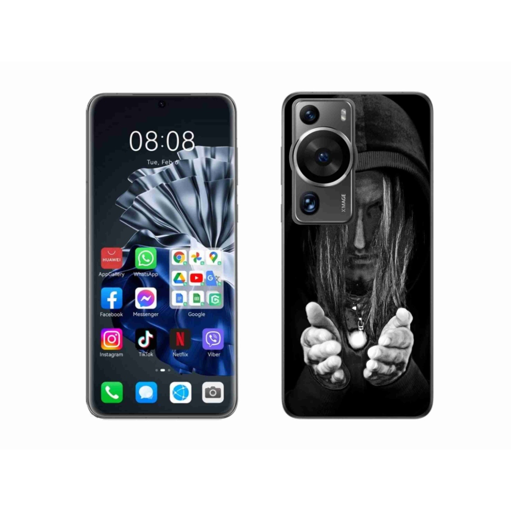 Gelový kryt mmCase na Huawei P60 Pro - tajemná osoba