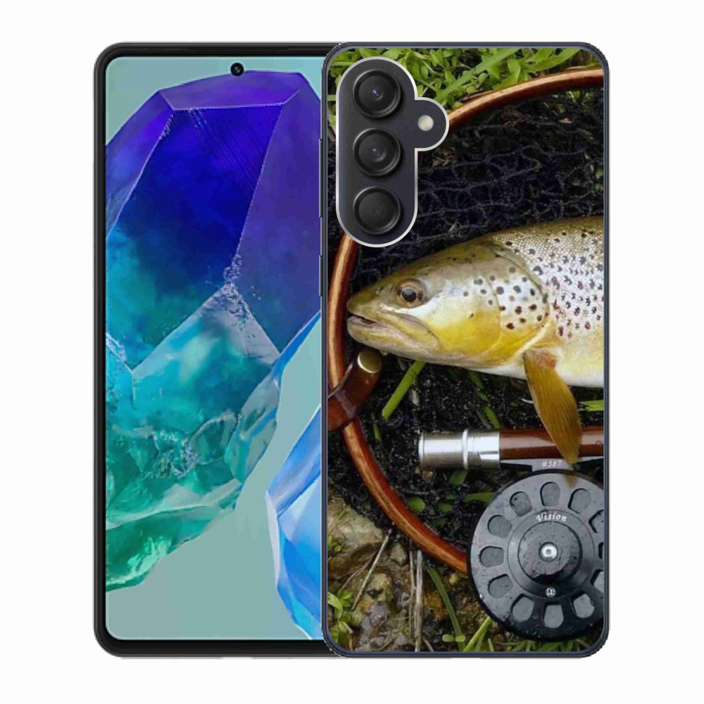 Gelový obal mmCase na Samsung Galaxy M55 5G - pstruh 2